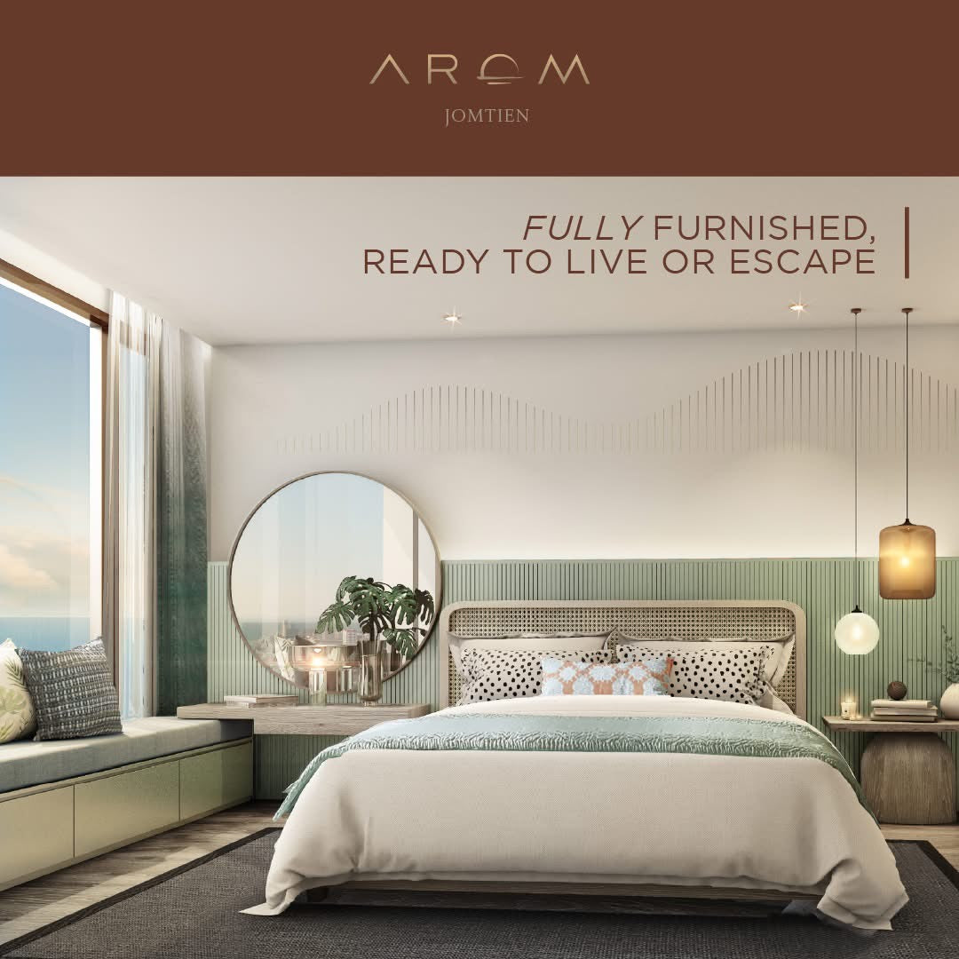 AROM Jomtien – 2 Bedroom Beachfront Luxury Condo