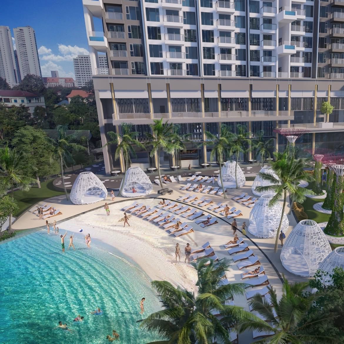 Copacabana Coral Reef – 1 Bedroom 32.3sqm