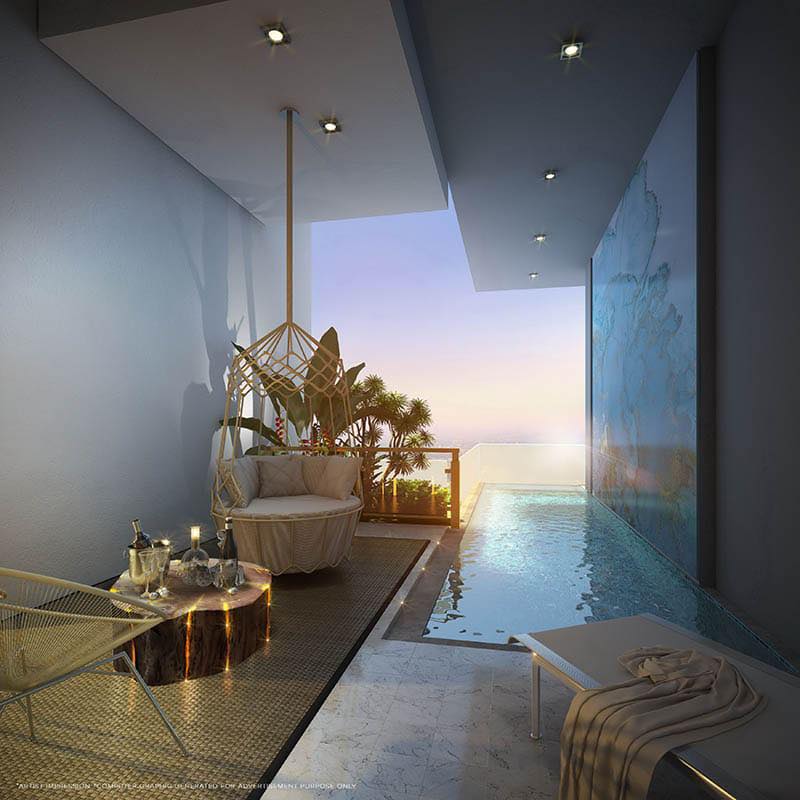 Copacabana Coral Reef – 1 Bedroom 71.5sqm Private Pool Unit