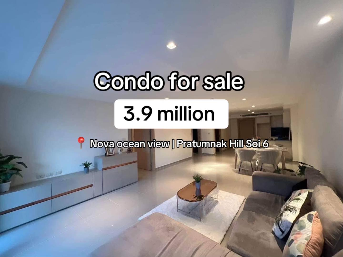 Nova Ocean View – 2 Bedroom 106sqm, Pratumnak Soi 6