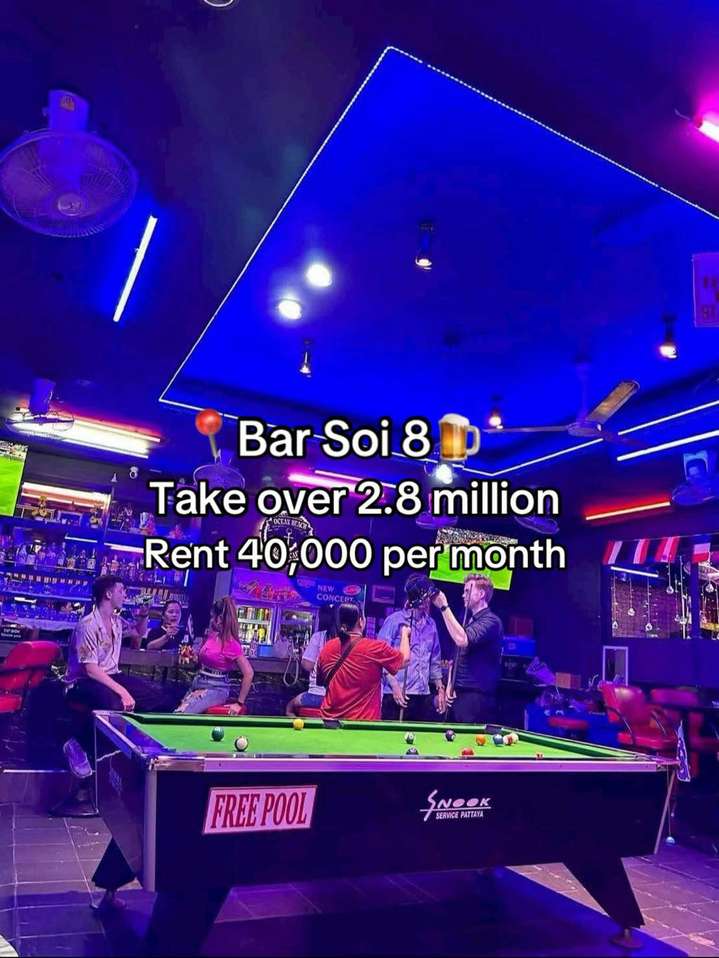 Bar for Takeover – Soi 8 Pattaya