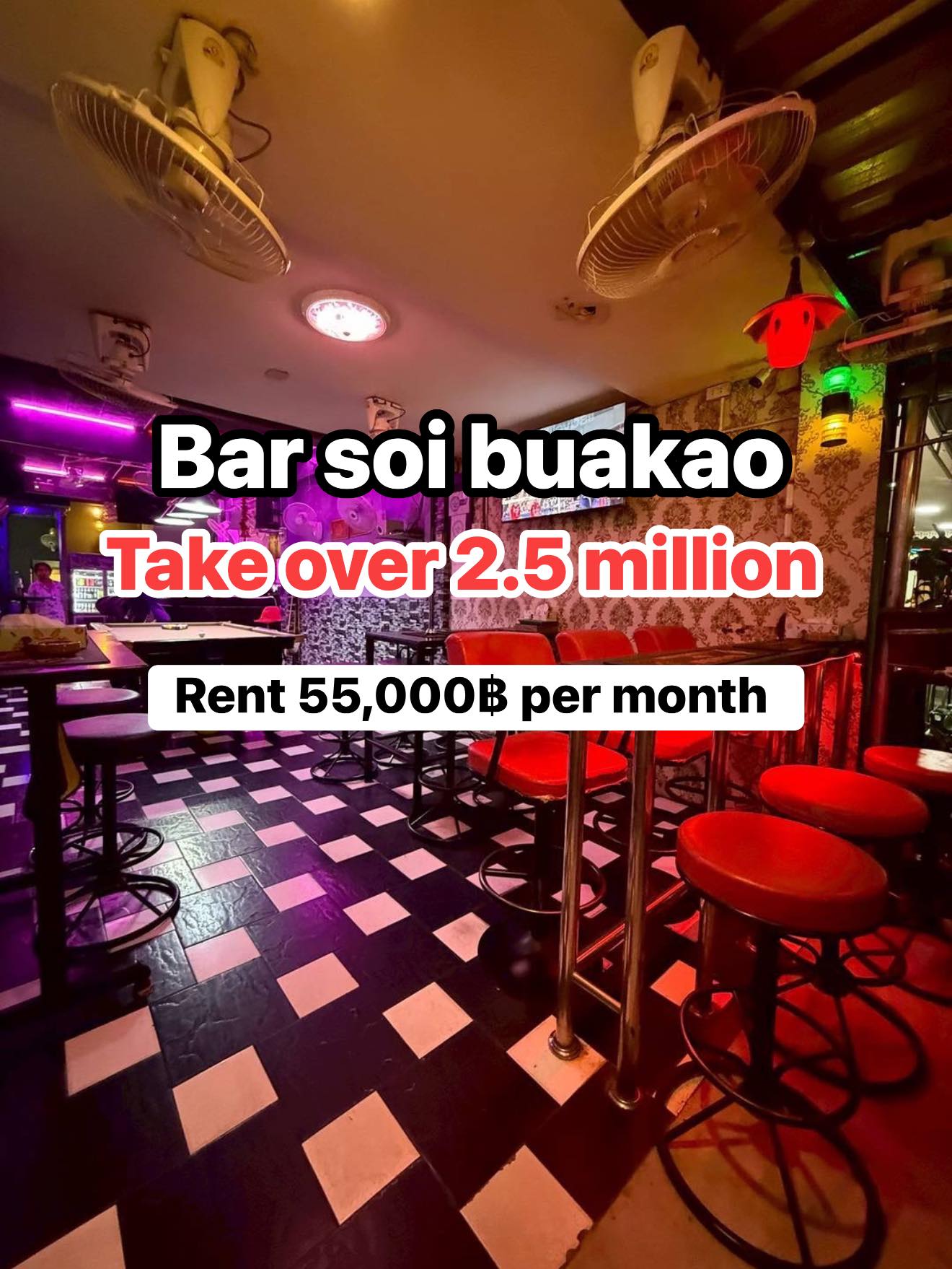 Bar for Takeover – Soi Buakhao Pattaya