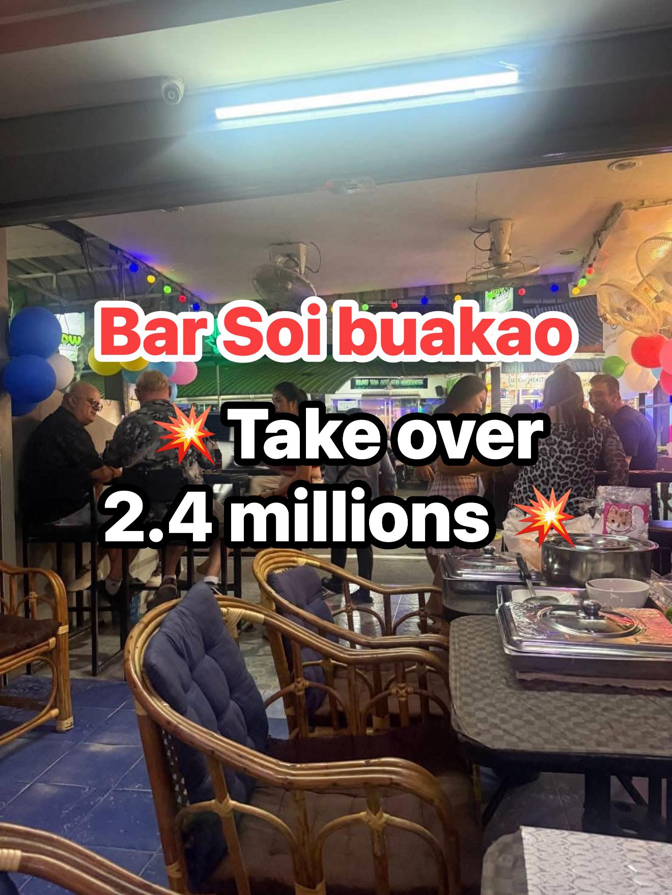 Bar for Takeover – Soi Buakhao Main Road