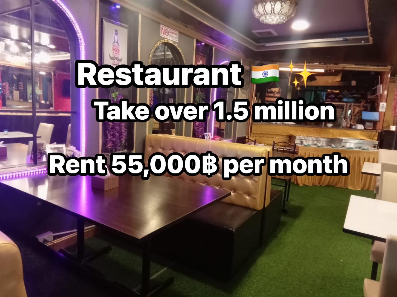 Indian Restaurant for Takeover – Central Pattaya Main Road