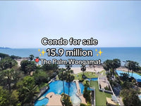 The Palm Wongamat – 2 Bedroom 97sqm Sea View, 7th Floor