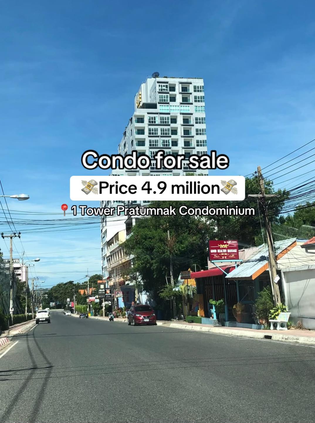 1 Tower Pratumnak – 1 Bedroom 61sqm, 11th Floor