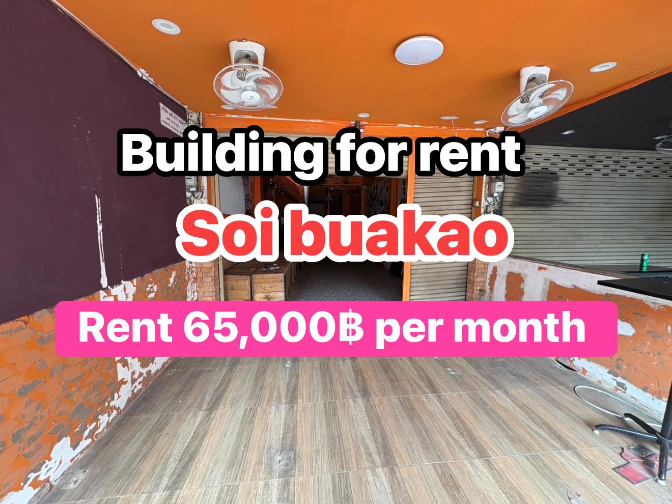 Commercial Building for Rent – Soi Buakhao Pattaya