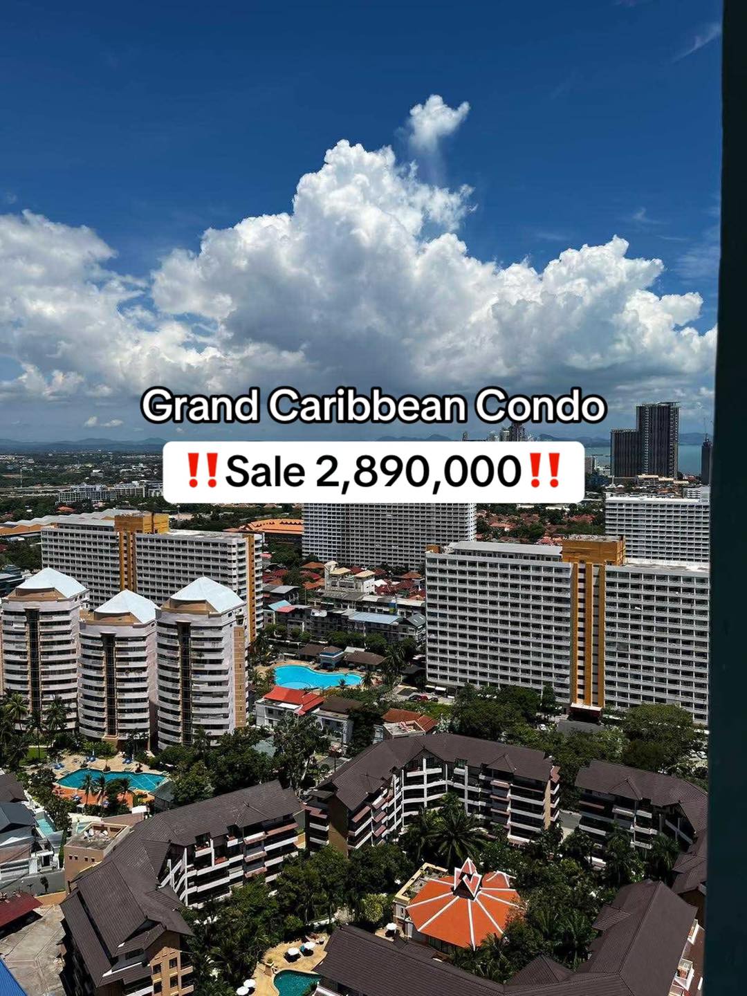 Grand Caribbean Condo – 1 Bedroom 36sqm, Top Floor 28th