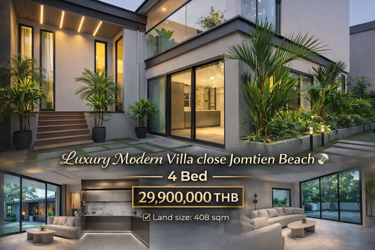 Luxury 4-Bedroom Pool Villa for Sale | Jomtien, Pattaya