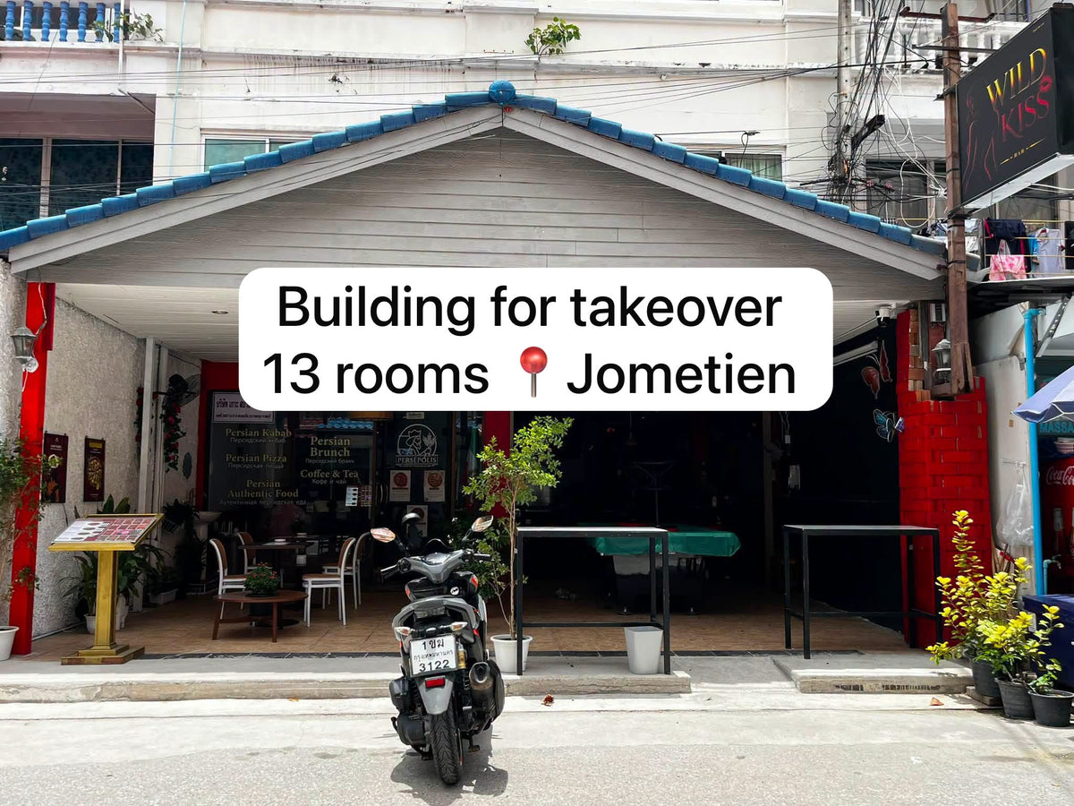 5-Storey Building for Takeover | 15 Meters from the Beach, Pattaya